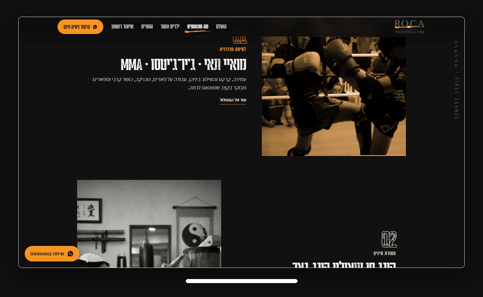 ROCA Fighting Gym - שלוש משפחות התרגול בדואוטון